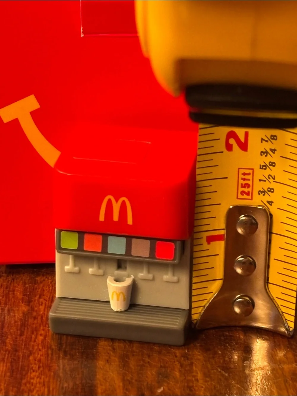 LIL MCDONALDS HAPPY MEAL TOYS MINI MCDONALDS RESTAURANT SODA DRINK MACHINE